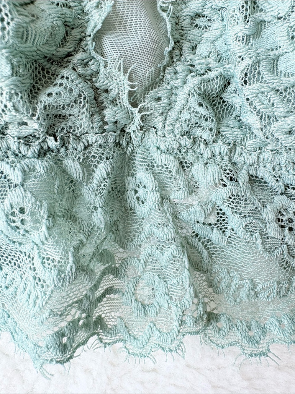Aerie Lace Bralette in Mint Green, M - Picture 5 of 9